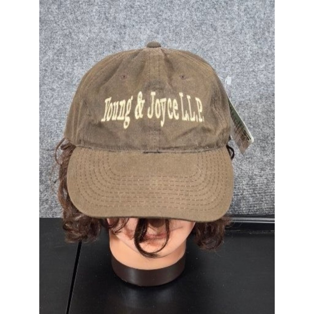 Outdoor Cap Waxed Canvas Hat Brown Young & Joyce LLP Adjustable Strapback Casual